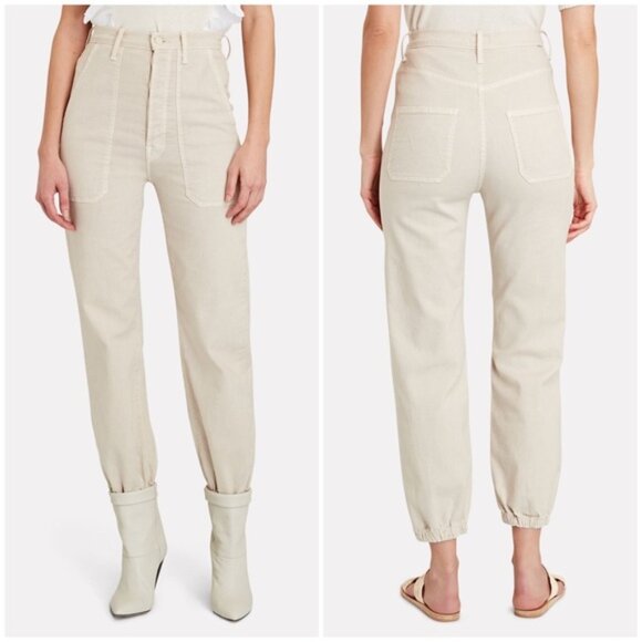 MOTHER The Wrapper Patch Springy Ankle Pants Size 30 NWT - Picture 1 of 7